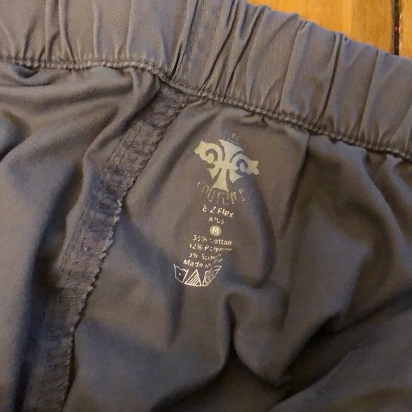 Med Couture scrub pants EZ Flex grey lilac medium - Picture 2 of 6